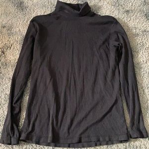 Black long sleeve turtle neck